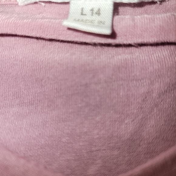 Unicorn Vibes Long Sleeve Pink Cotton T-shirt Love Size 14 Love Glam Gitl - Picture 2 of 3